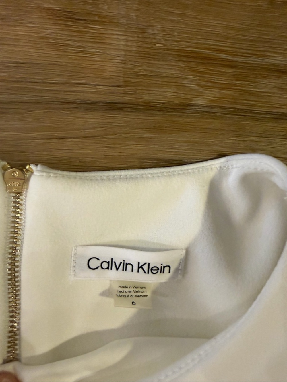 Calvin Klein white Short-Sleeve Tie-Waist Ruffle Mini Dress - Picture 5 of 7